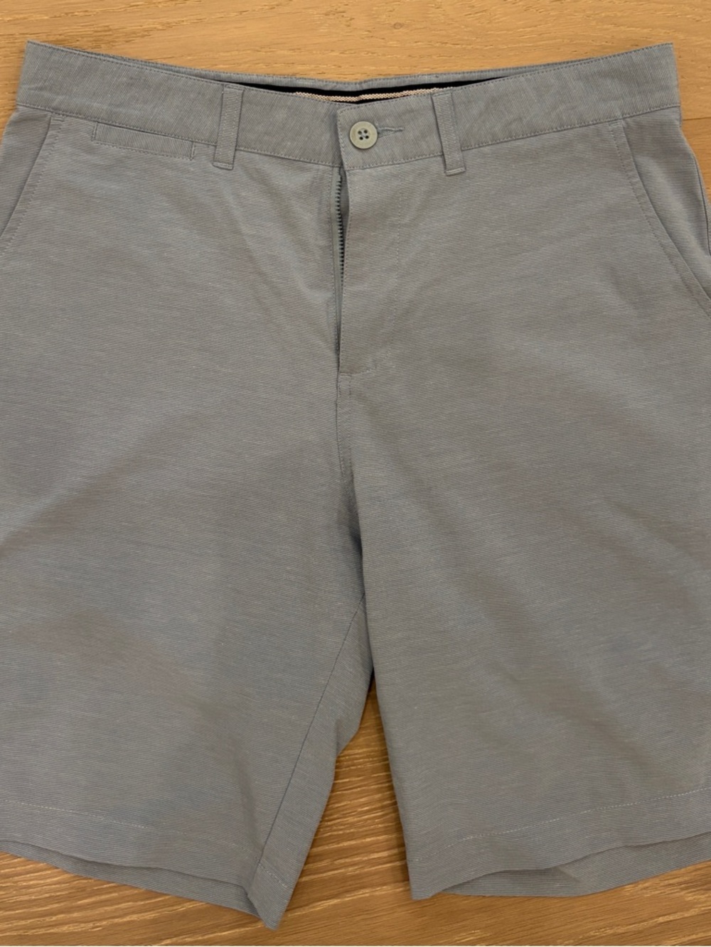 johnnie-O Light Light Blue Flat Front Men's Shorts